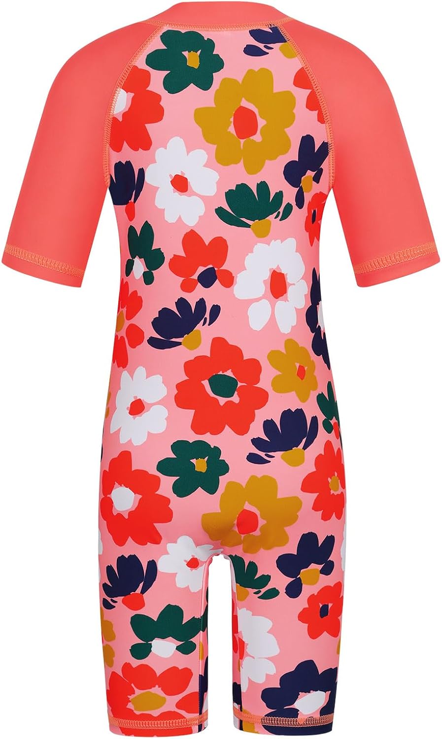 BAOHULU Girls Rash Guard Swimsuits One Piece Bathing Suit UPF 50+ Sunsuit Quick Dry Kids Zipper Beach Swimwear 2-12Y - Image 2