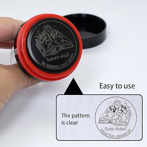 Miniatura 3 de Sello de libro personalizado, Sello de biblioteca personalizado para profesores, Sello de maestro personalizado, de la biblioteca de, Este libro