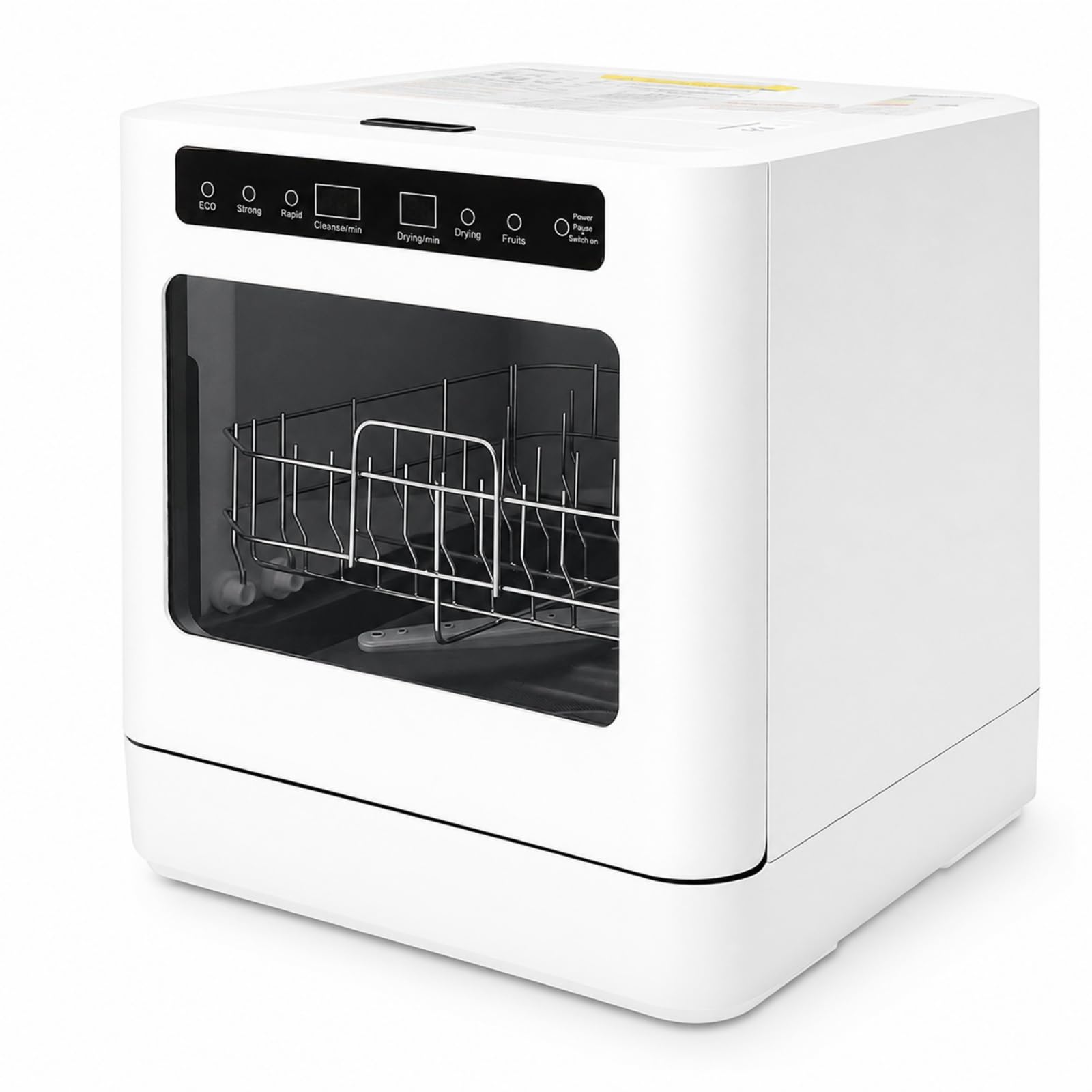 Mini lave-vaisselle 43 x 39 x 46 cm - Quatre modes de lavage - Mini lave-vaisselle de table compact portable pour petites maisons, appartements, dortoirs