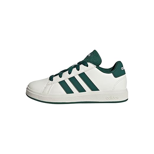 adidas Unisex-Child Grand Court 2.0 Elastic Lace & Strap