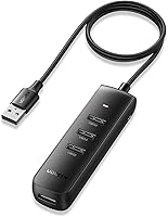 UGREEN Hub USB, adaptador USB 3.0 alimentado por 4 portas, divisor para PC, laptop, iMac, Surface Pro, XPS, PS4, PS5,...