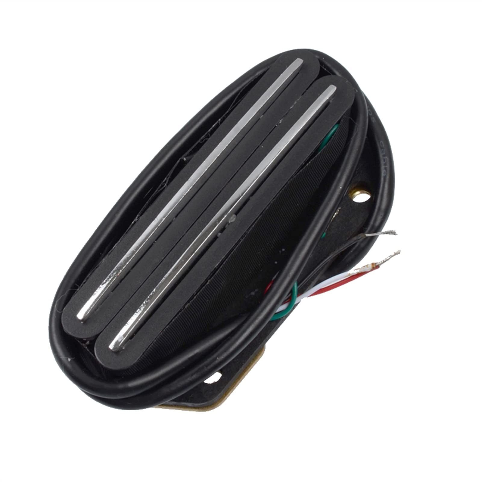 Humbucker Bridge Pickup Double Bobine Picoche Double Rail Pickup pour Guitare Electrique Telecaster Micros Guitare électrique (Color : Black)