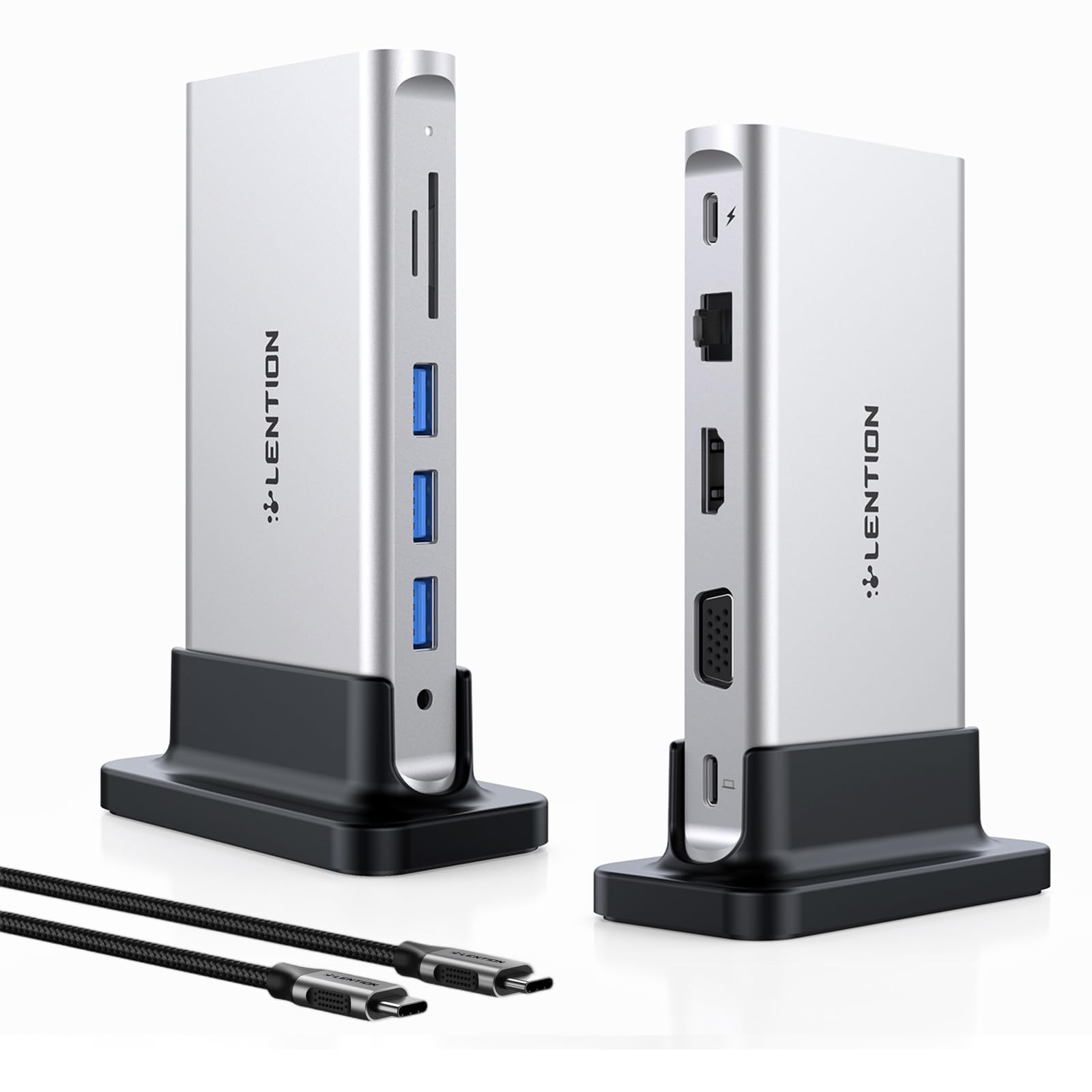 Amazon.com: LENTION Docking Staion Dual Monitor 4K HDMI & 1080P