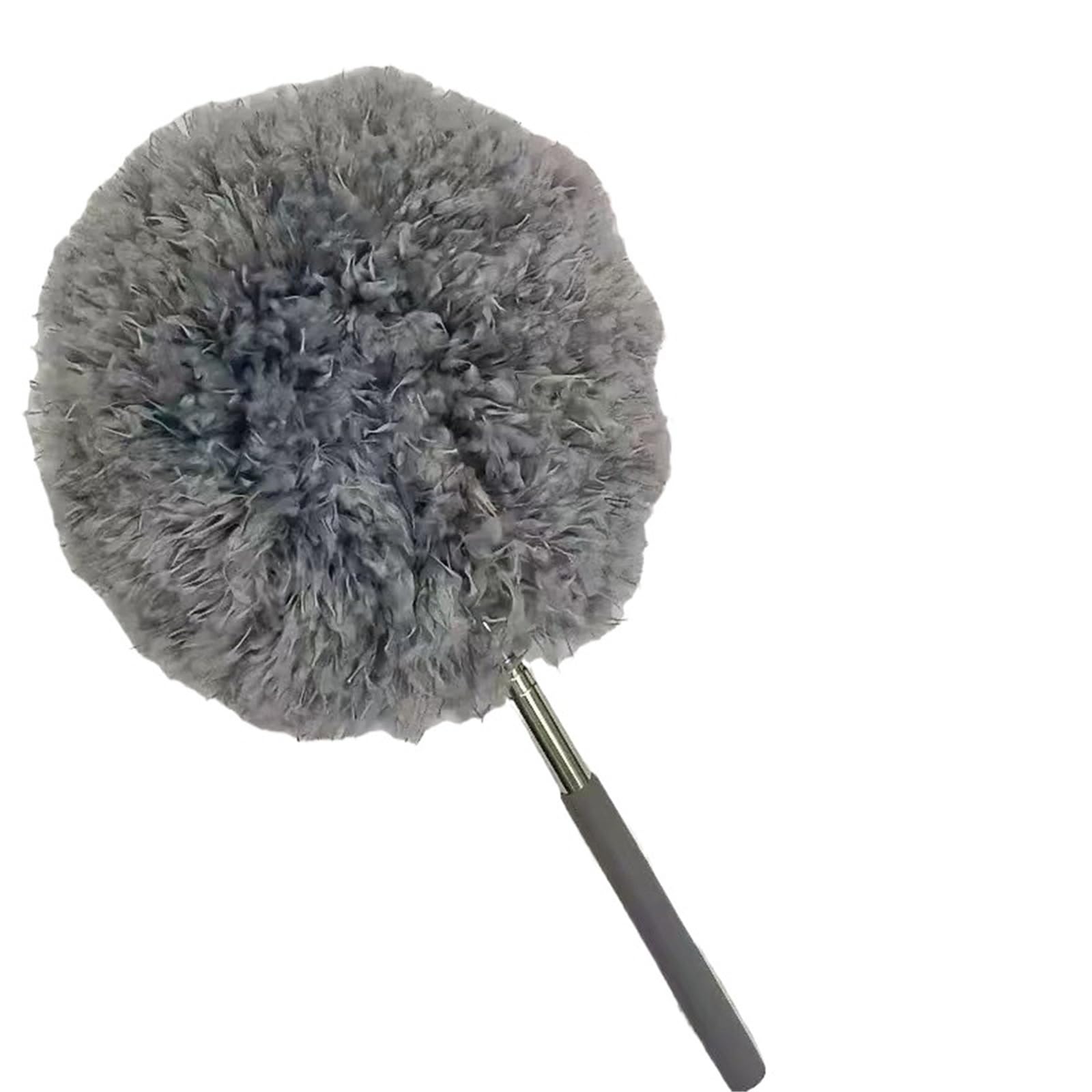 Extendable Dusters For Cleaning Retractable Anti-static Feather Duster, Washable Dust, Household Cleaning Gap Sweeping Artifact(GRAY)