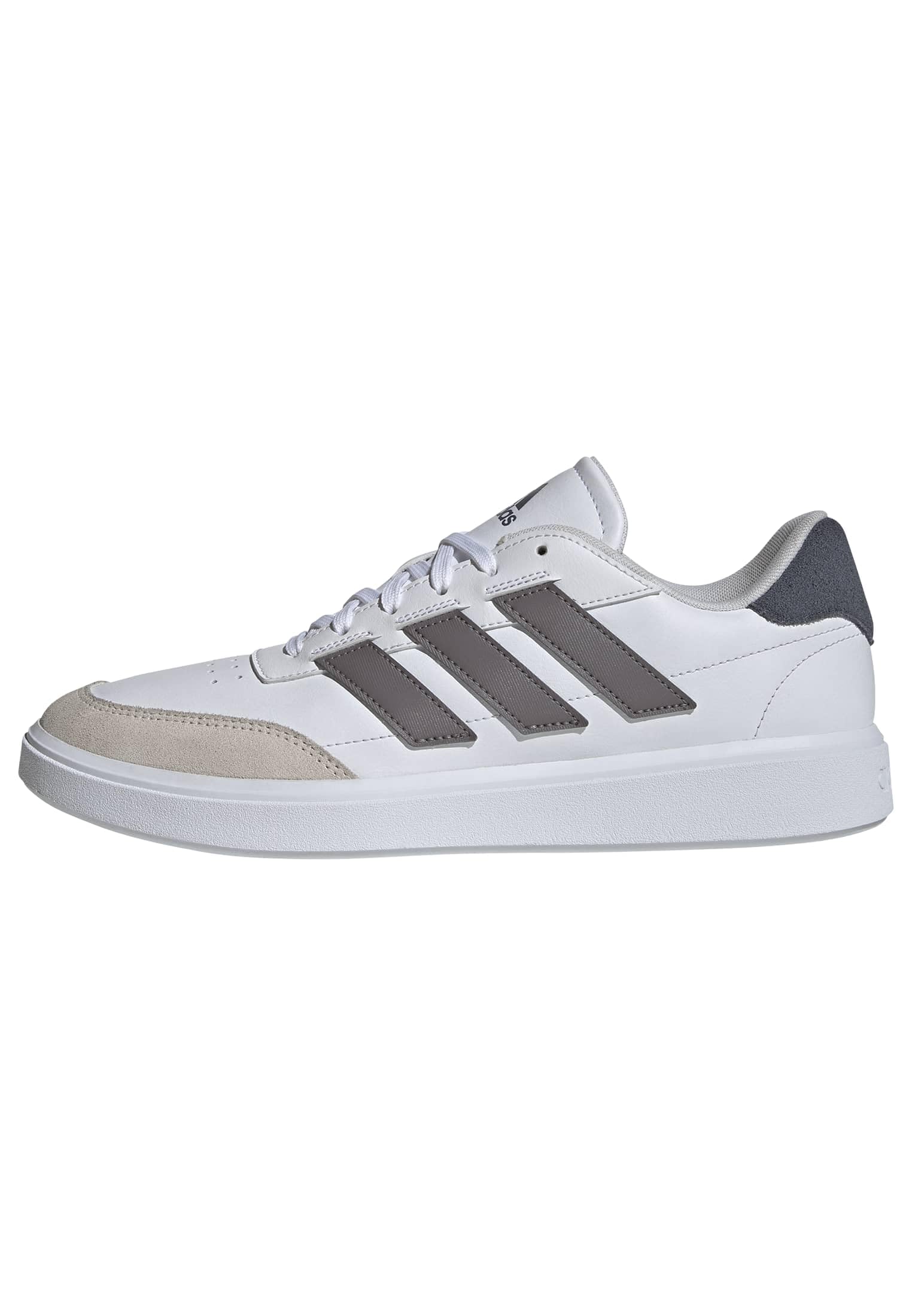 adidas Men's Courtblock Shoes, FTWR White/Taupe Oxide/Onix, 7.5 UK