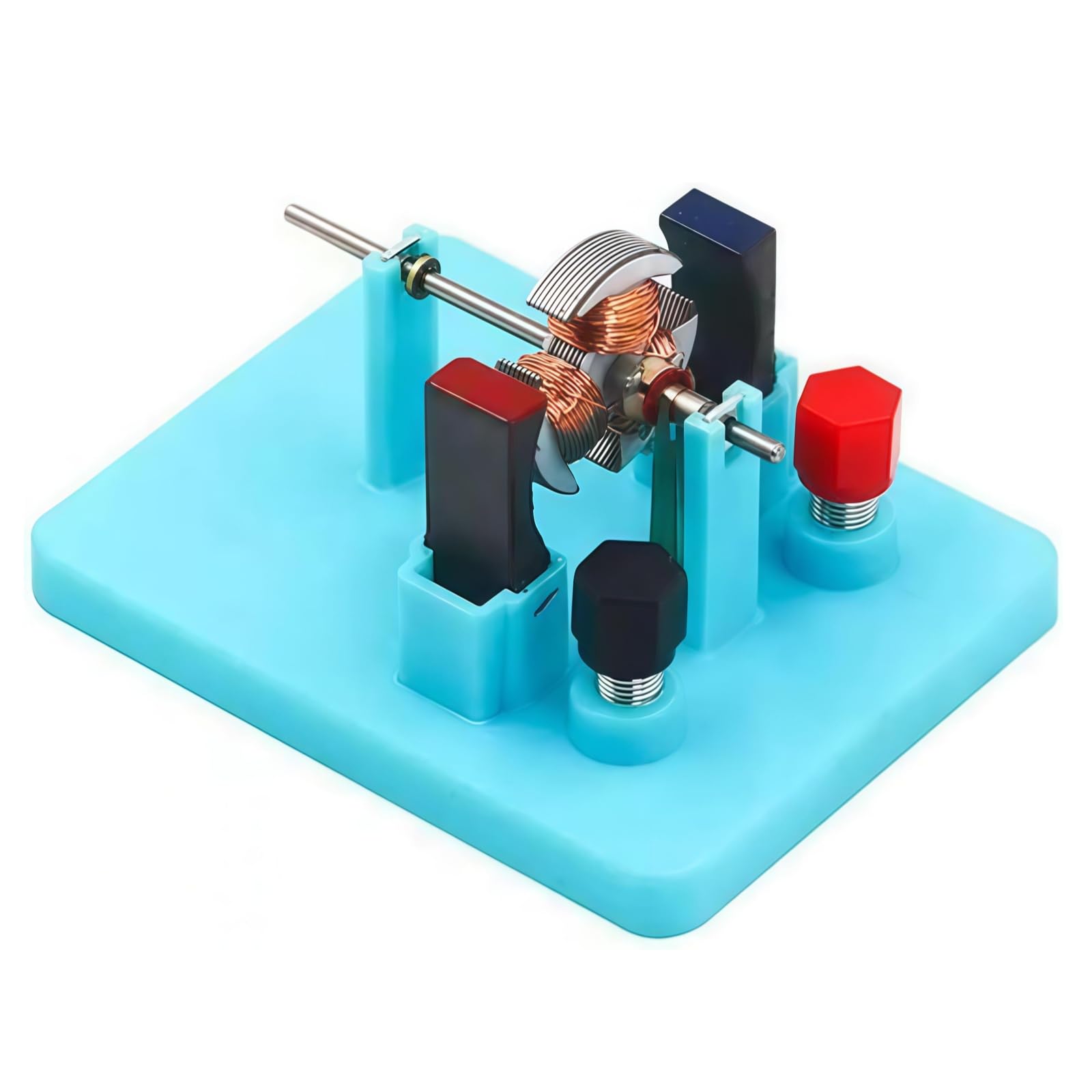 1Pc Blue DIY DC Electrical Motor Assemble KIT