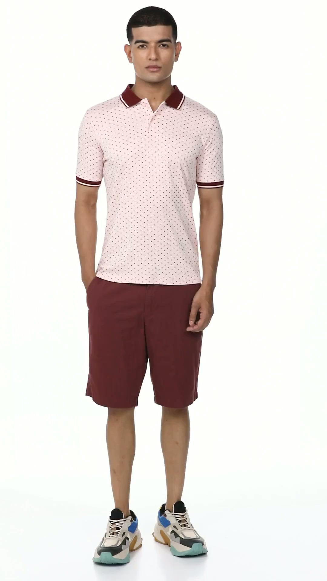 XYXX Men Twill Cotton Chinos Shorts, Regular Fit, Solid, Pack of 1
