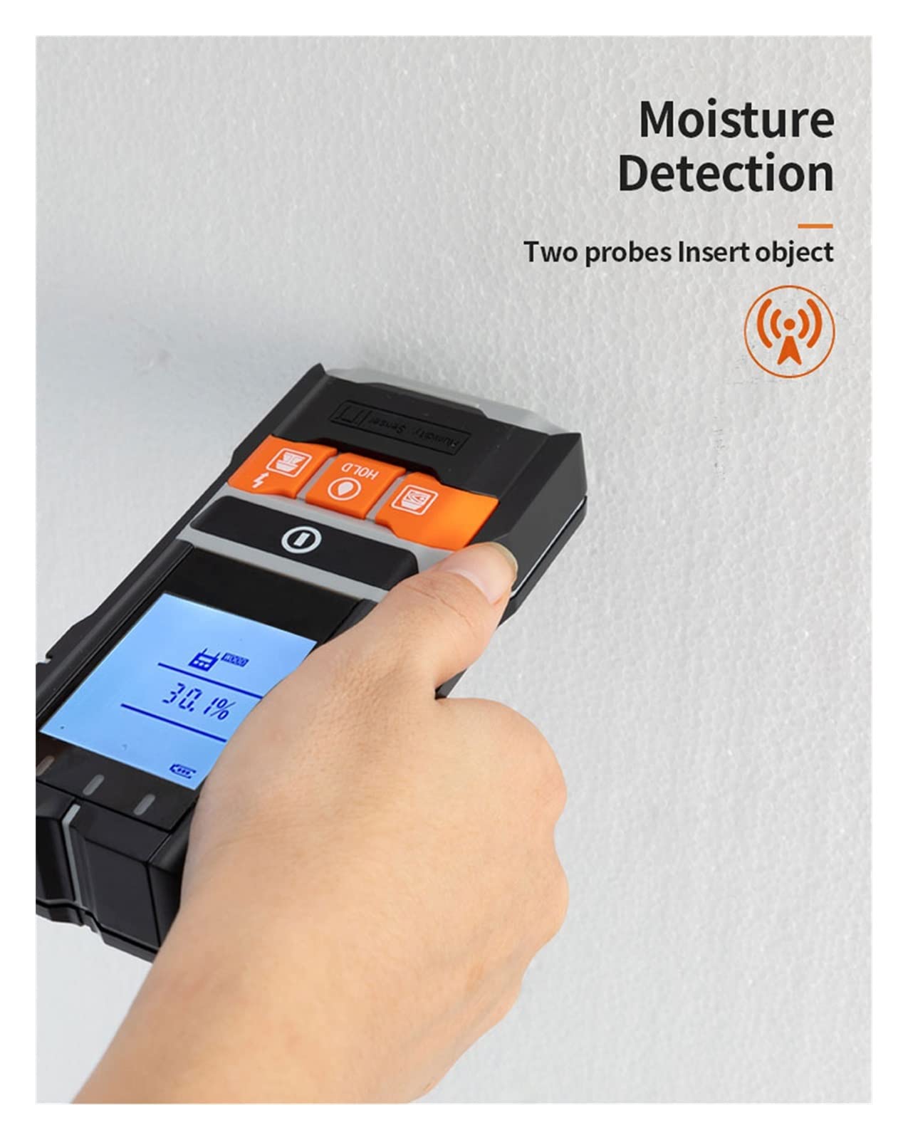Wykrywacz Metali, Skaner ścienny 4 w 1 Wykrywacz metalu Okablowanie ścienne Drewno Detert Deter Meter Scanner Detektor AC. Tracker drutu napięcia(GD216)