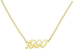 Customizable Birth Year Necklace: Timeless Elegance Meets Personal Touch