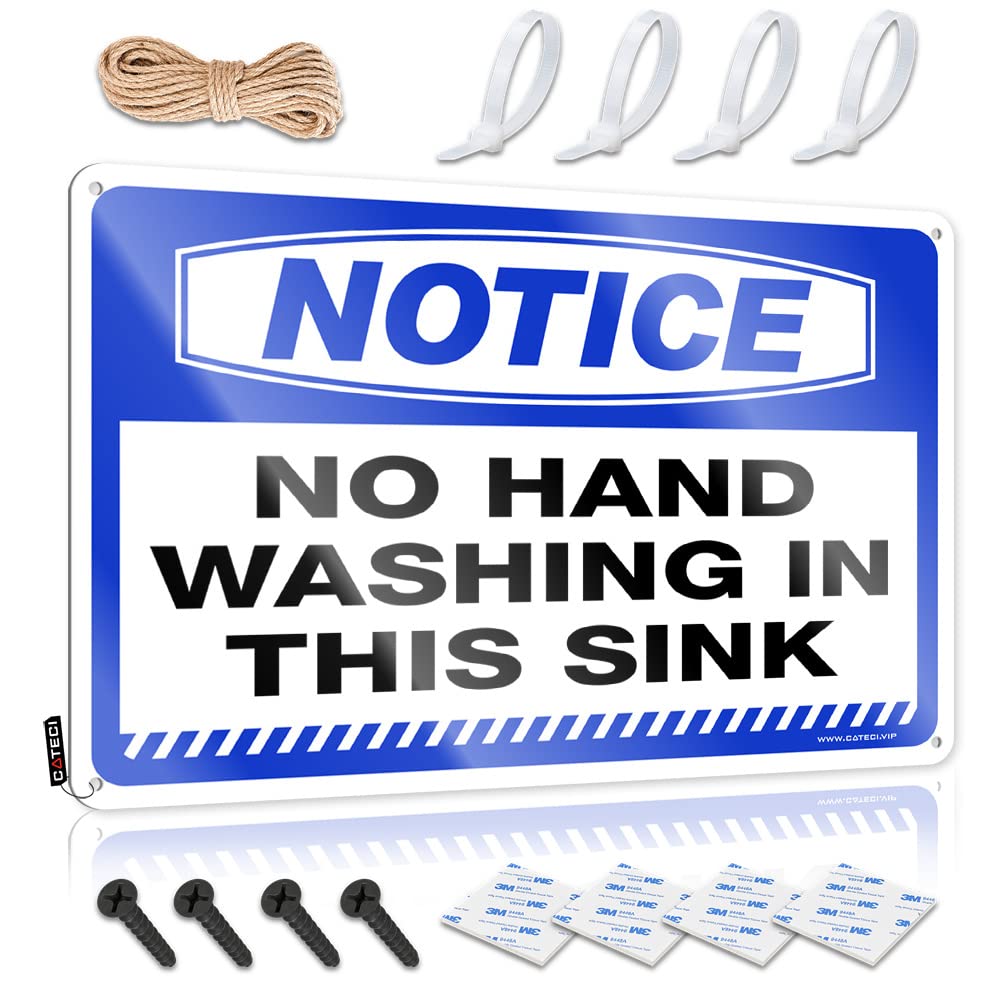 Klimora One Color Surfs Up Notice No Hand Washing In This Sink Tin Sign White Hand Towels For Bathroom Hair Towel(30X40cm)
