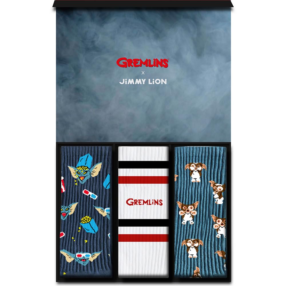 Jimmy Lion Athletic Gremlins Crew Socks 3 Pairs EU 36-40