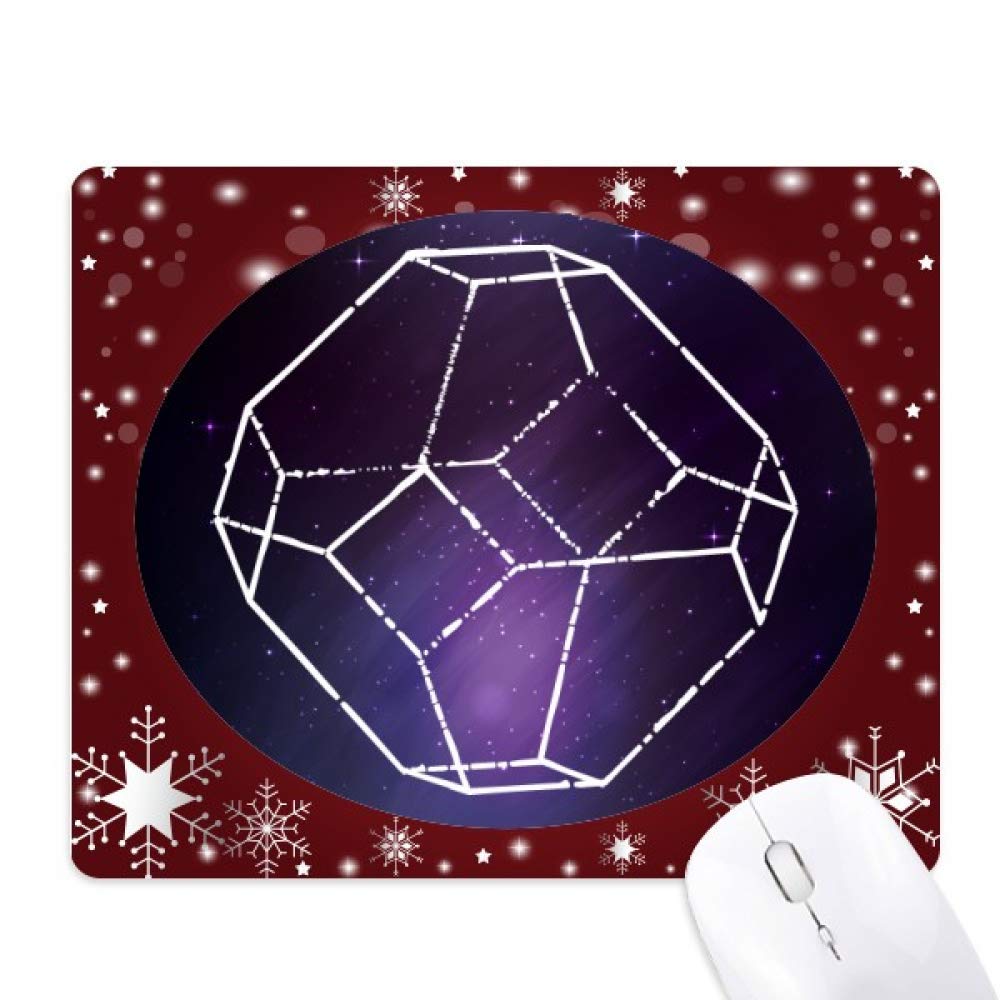 Tapis de souris flocon de neige univers star pour bureau PC