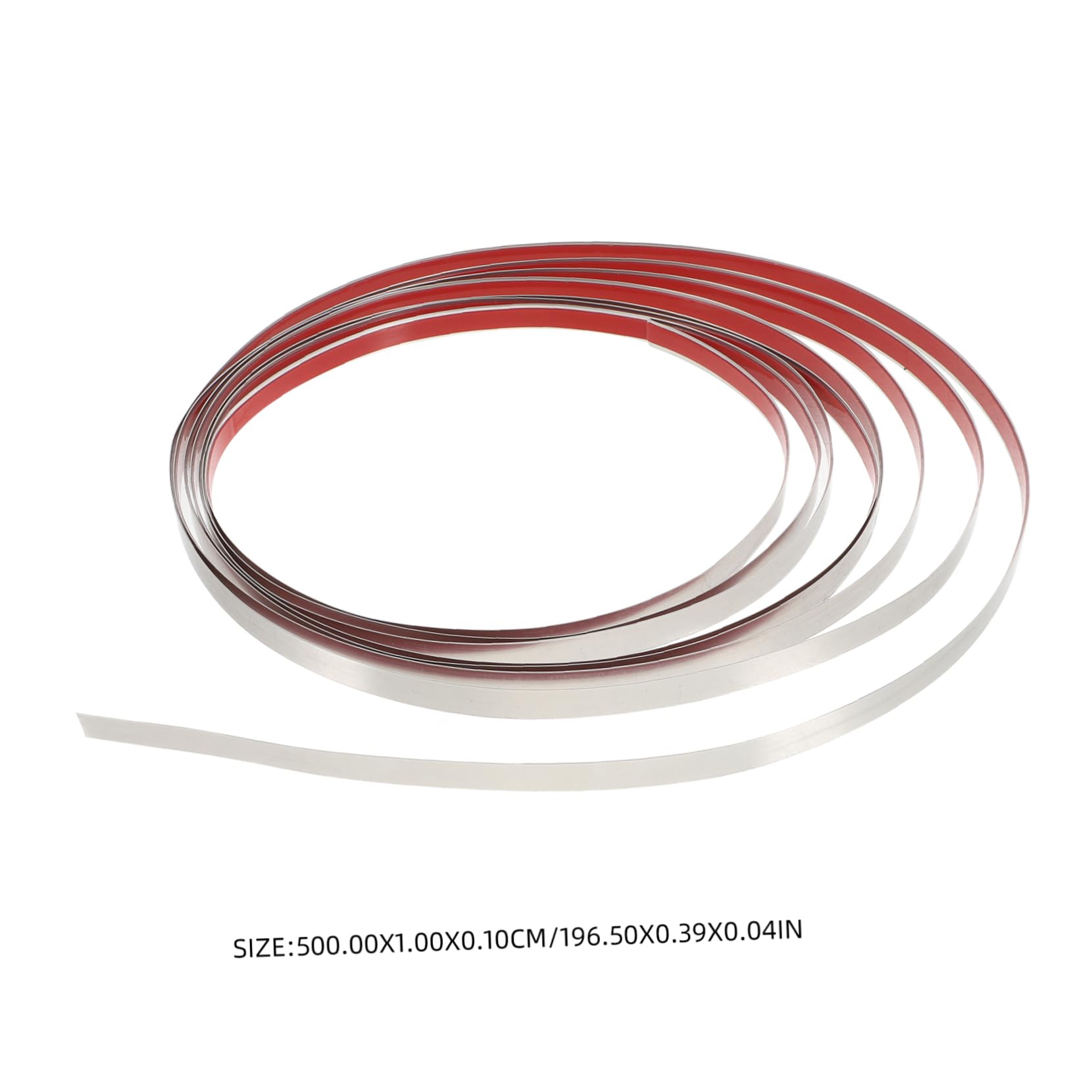 STOBAZA 1 Roll Stainless Strips Peel and Stick Molding Trim for Walls Bathtub Strips Sink Edge Protector Toilet Tape Peel and Stick Trim Calk Tape for Toilet Wall Trim Silver