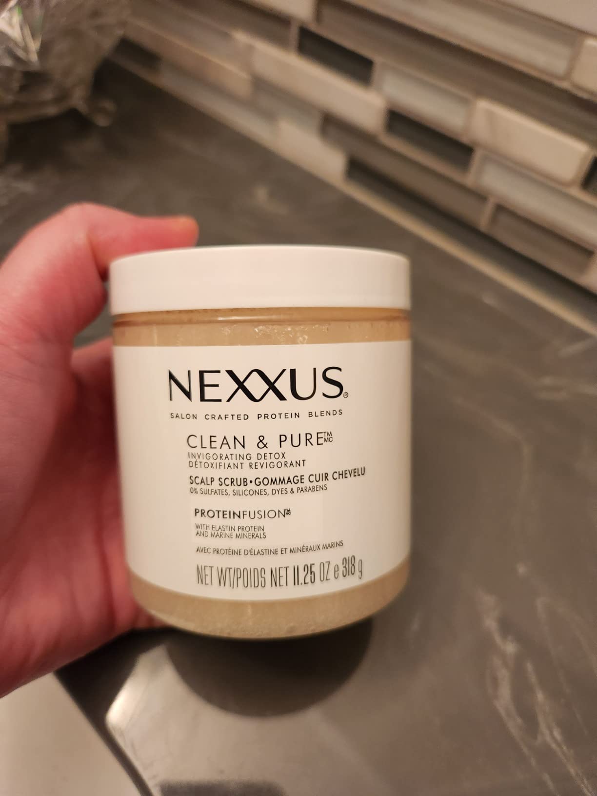 Nexxus Clean & Pure Sulfate-Free Scalp Scrub Exfoliating and Nourishing ...