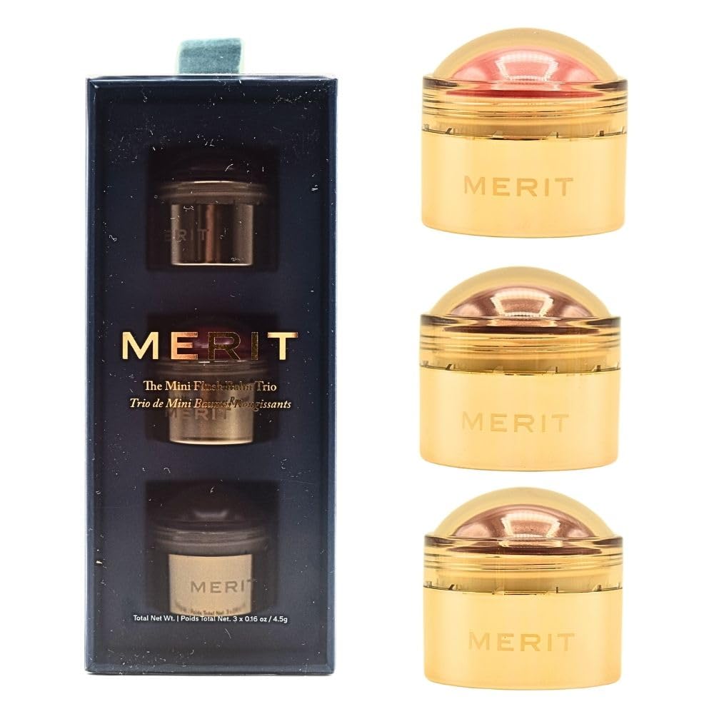[新品]MERIT フラッシュバーム クリーム ブラッシュ トリオ　3色セット 新品]MERIT フラッシュバーム クリーム ブラッシュ トリオ 3色セット