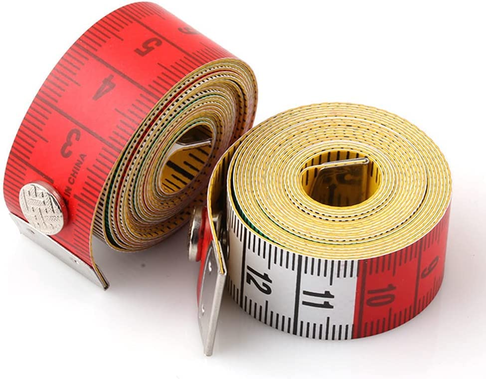 RWRAPS 1,5 m Körpermesslineal Nähen Schneider Maßband Mini Weiches Flaches Lineal Zentimeter Meter Nähen Maßband Langlebig