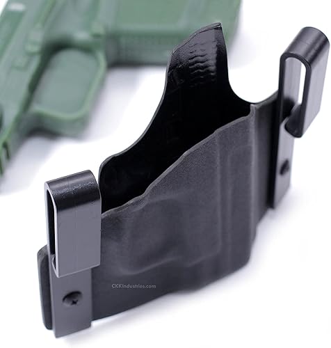 Miniatura 7 de Clips para cinturón de funda estilo gota (con accesorios de montaje) - (diseño de Estados Unidos) - (paquete de 2) - para hacer fundas y pasatiempos