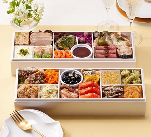 Oisix(おいしっくす) おせち 2026 予約 洋風オードブル 朔華 28品目 ２～3人前 洋風二段重 お節 御節 冷凍 洋風(12/30着)のサムネイル