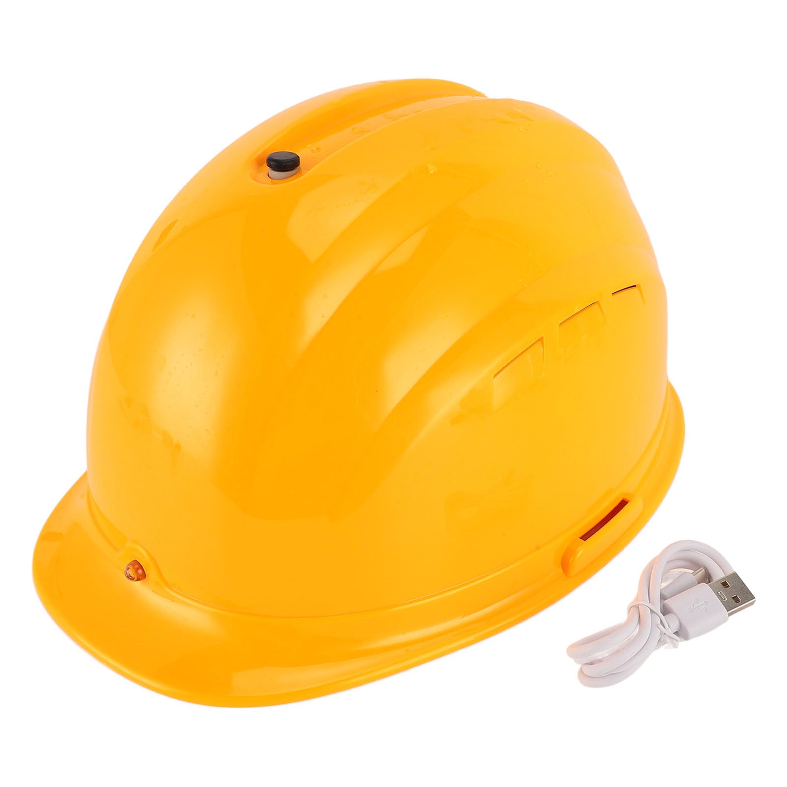 Casco de Enfriamiento de Energía Solar de 8000 MAh con Potente Ventilador para Trabajadores Industriales