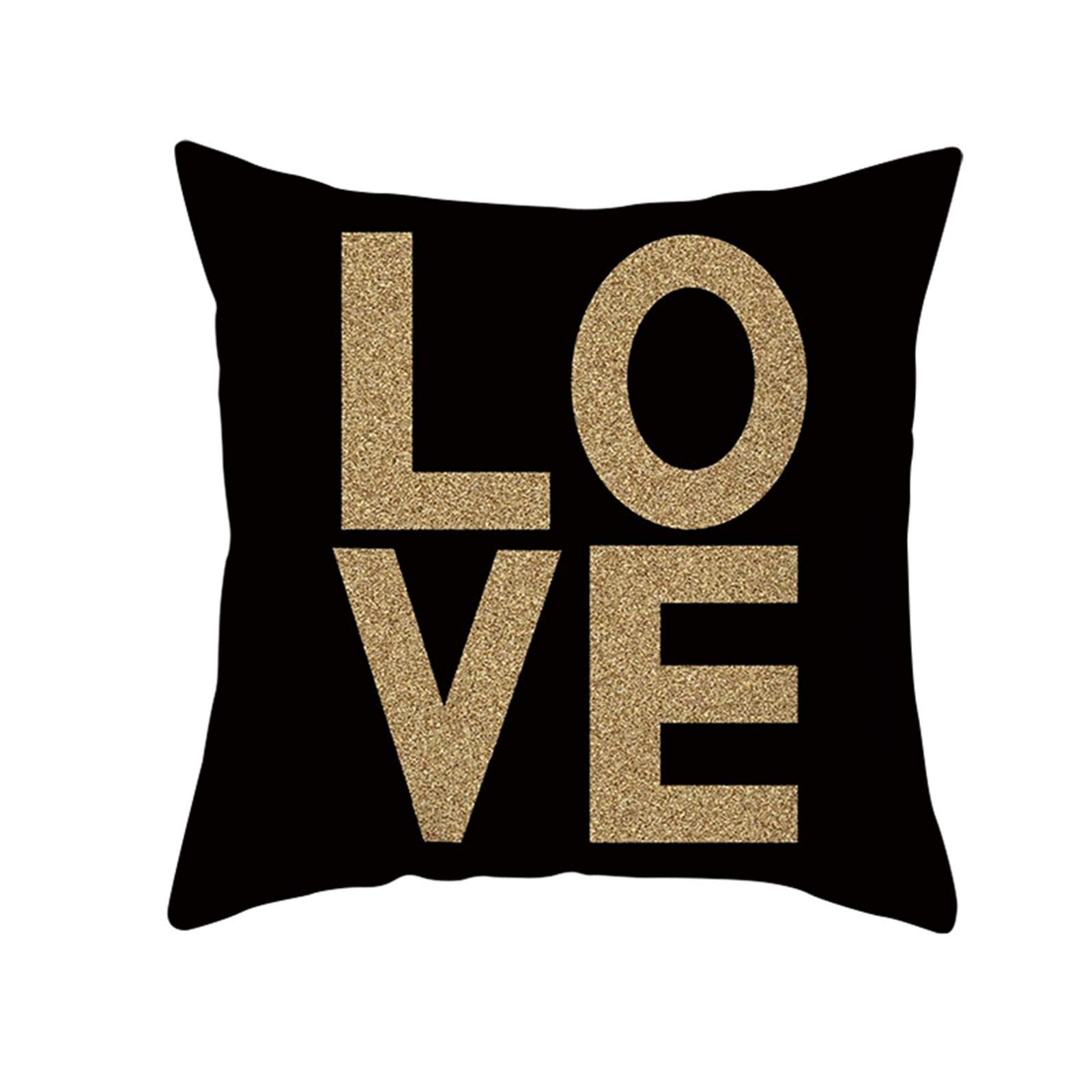 EHOMERY Pillow Cover Watercolor Cushion Cover Indian Style Love Velvet Throw Pillow Covers Couch Pillow Covers Clearance Cushion Covers With Zipper Closure Black 18X18 Inches