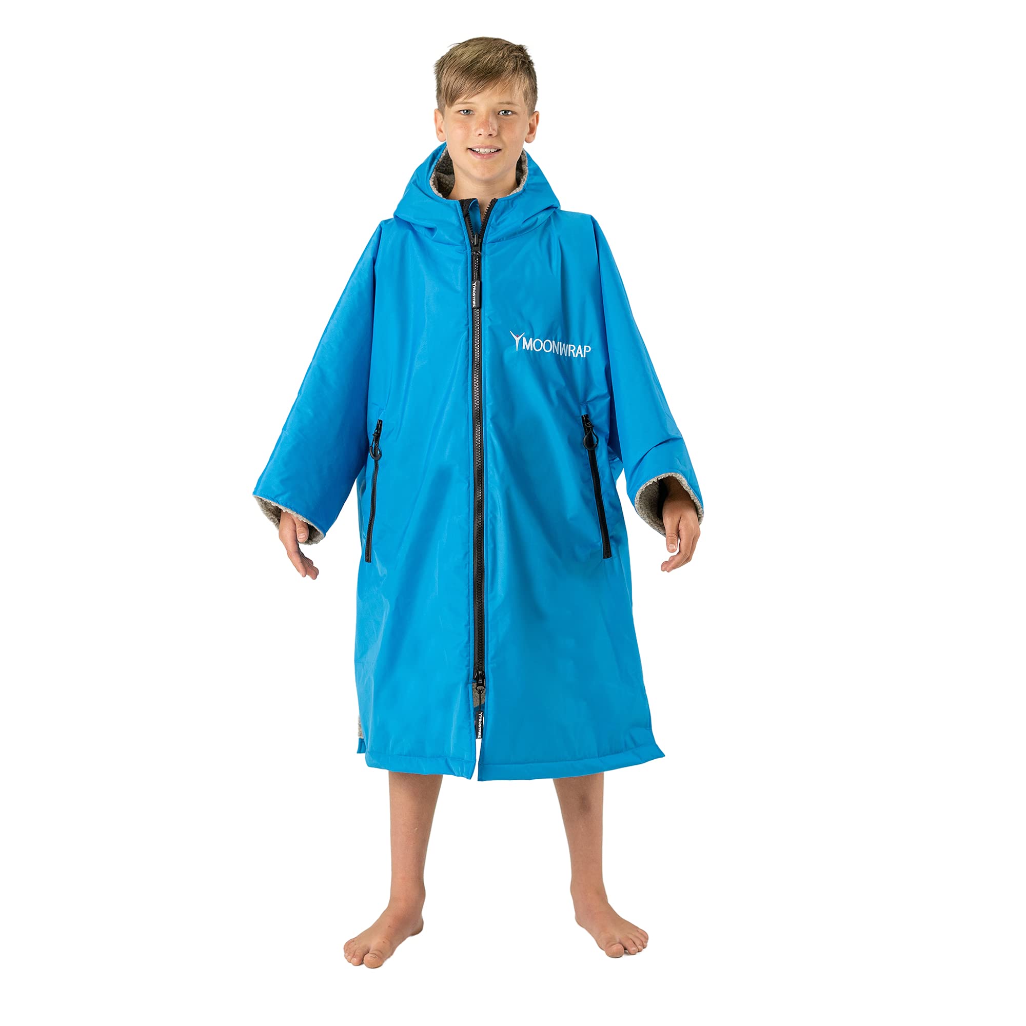 Frostfire Moonwrap dziecięcy wodoodporny szlafrok do przewijania - niebieski (mały)