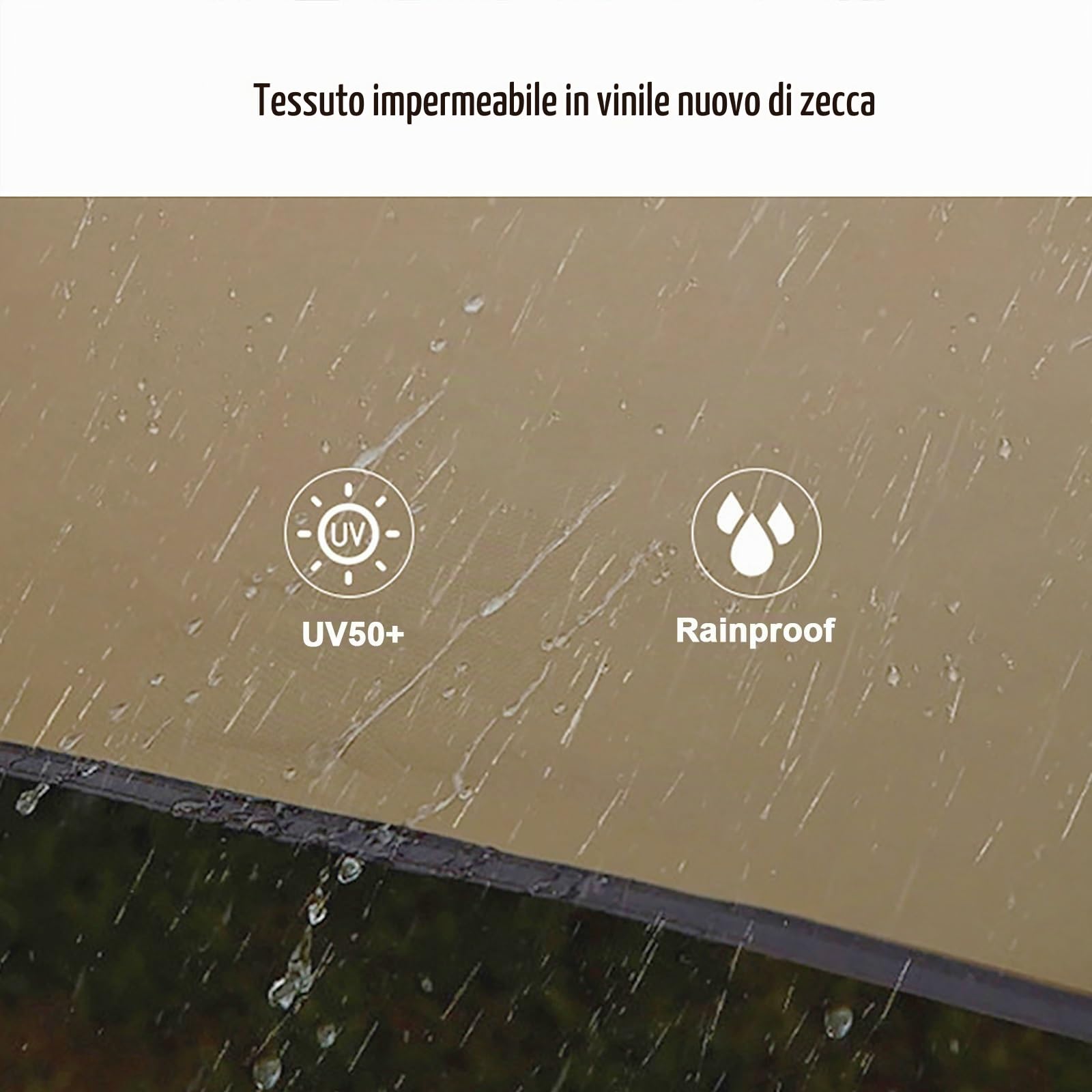 Tenda per Camper Tendalino Auto Retrattile, Tendalino Esterno per Auto Overlanding Tessuto Oxford 420D Tendine Estraibili per Veicoli Resistenti alle Intemperie, per SUV/Camion/Van (Size : 160