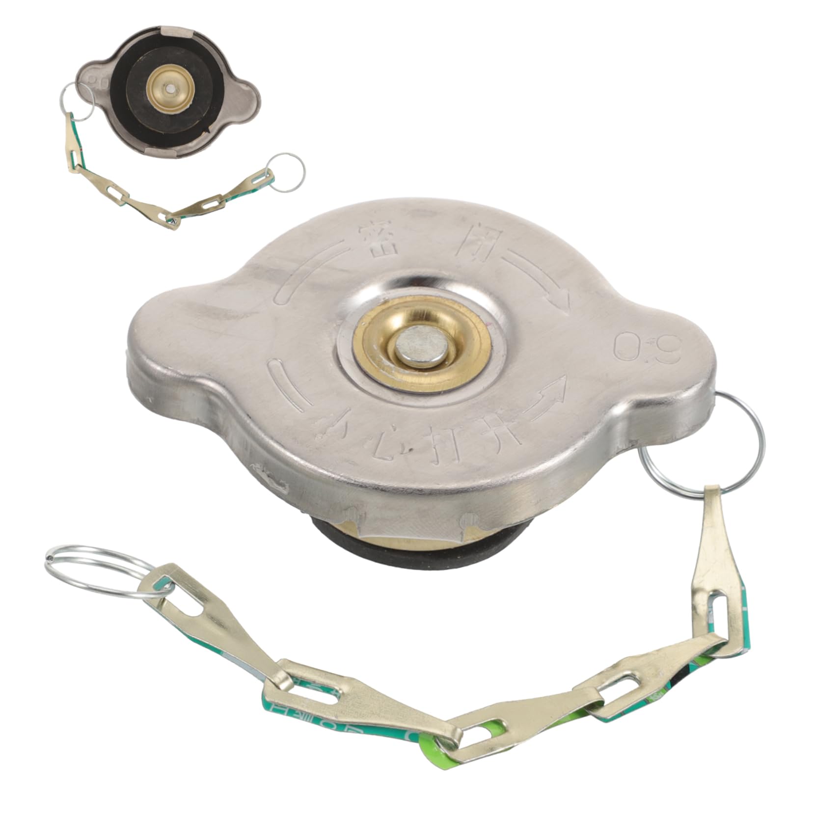 Alipis 5 Piezas Tapón de Radiador Inoxidable para Tapa de Refrigerante Compatible con Motores de Agua para Rendimiento del Motor