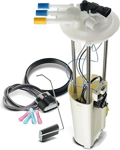 YHTAUTO Bomba de combustible eléctrica con sensor de presión, unidad de envío compatible con Chevrolet S10 GMC Sonoma 2003-2004 V6 4.3L Crew Cab