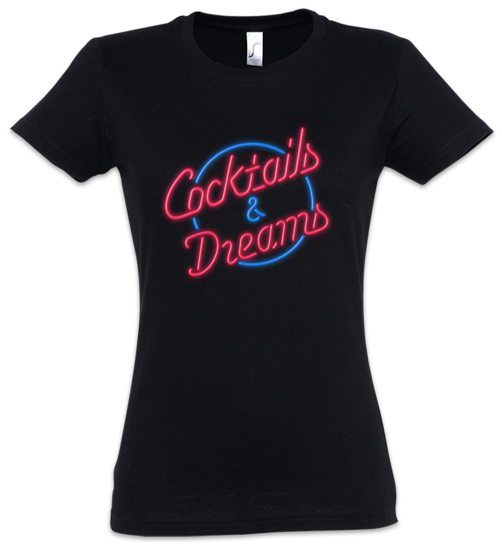 Urban Backwoods Women's Black Cocktails & Dreams Cocktail Movie Logo T-Shirt Size M