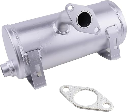 DVPARTS Silenciador de escape AM119635 AM116734 AM104913 compatible con tractores de césped John Deere STX30 STX38 con motores Kohler 9HP 12.5HP