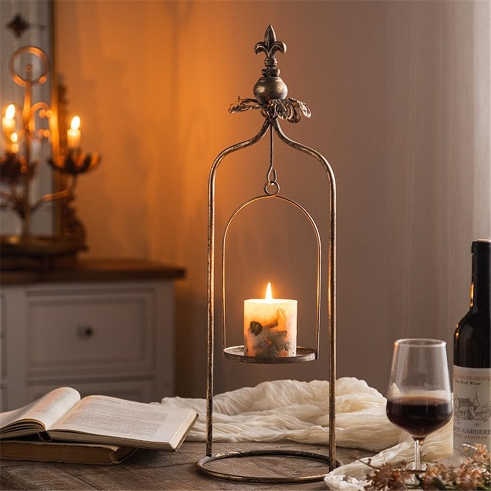 Portavelas Candelabro Restaurante Adornos de Mesa Decoración