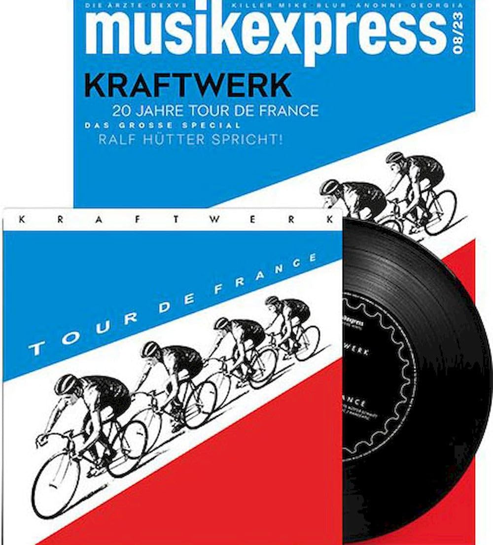 Musikexpress Magazin Deutschland 2023-08 Kraftwerk Originalausgabe + Vinyl
