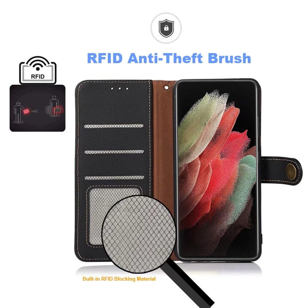 BellaCase Custodia OnePlus 13R 5G [Custodia Portafoglio] [Staffa] [Slot per schede] [Flip Cover Magnetica] Compatibile con Lo Smartphone OnePlus 13R 5G( Nero