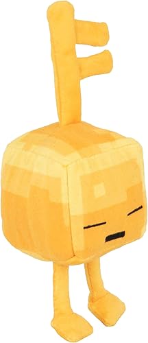JINX Minecraft Dungeons Mini Crafter Gold Sleeping Key Golem - Juguete de peluche, dorado, 4.5 pulgadas de alto