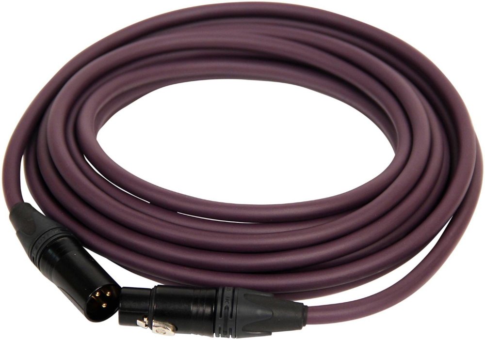 Asterope AST-P15-XLG Pro Studio XLR Microphone Cable - 15 foot, Burgundy