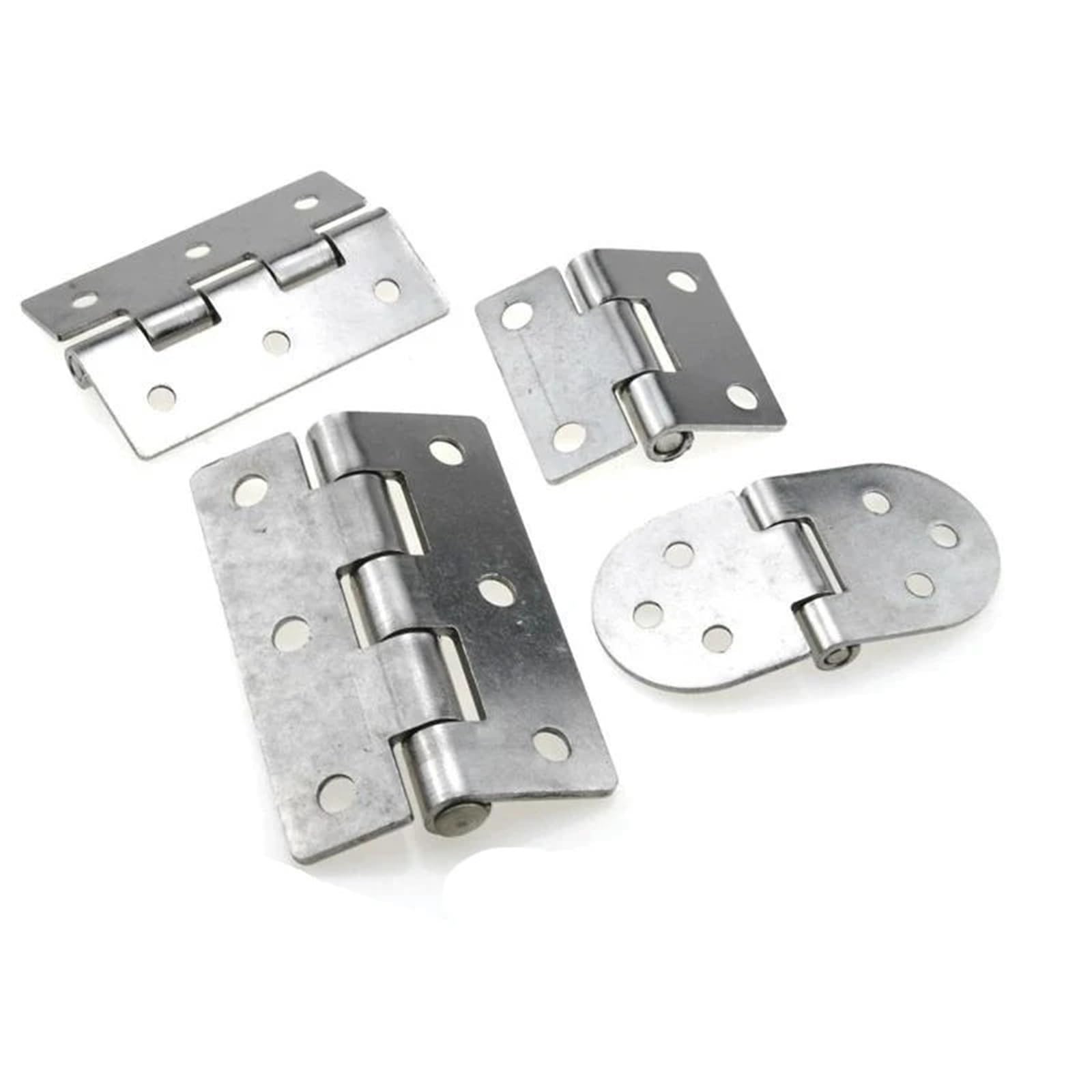 Rmwkrmogrf D 304 Stainless Steel Surface-Mount Hinges Holes Oor Connector Hardware Accessories 1Pcs(D)