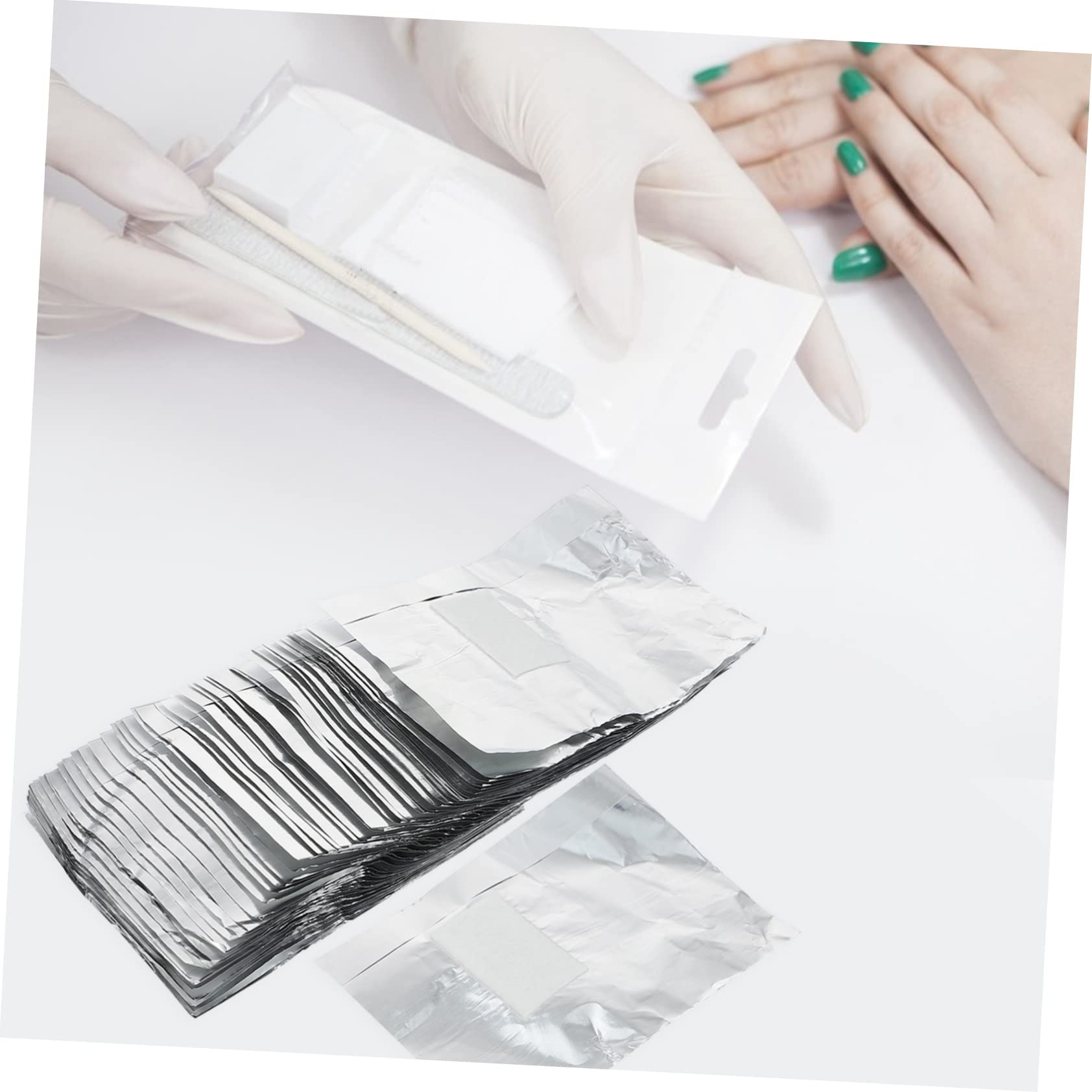 PLAFOPE 3 Set Di Involucri in Alluminio Per La Rimozione E La Pulizia Delle Unghie 200 Pezzi * 3