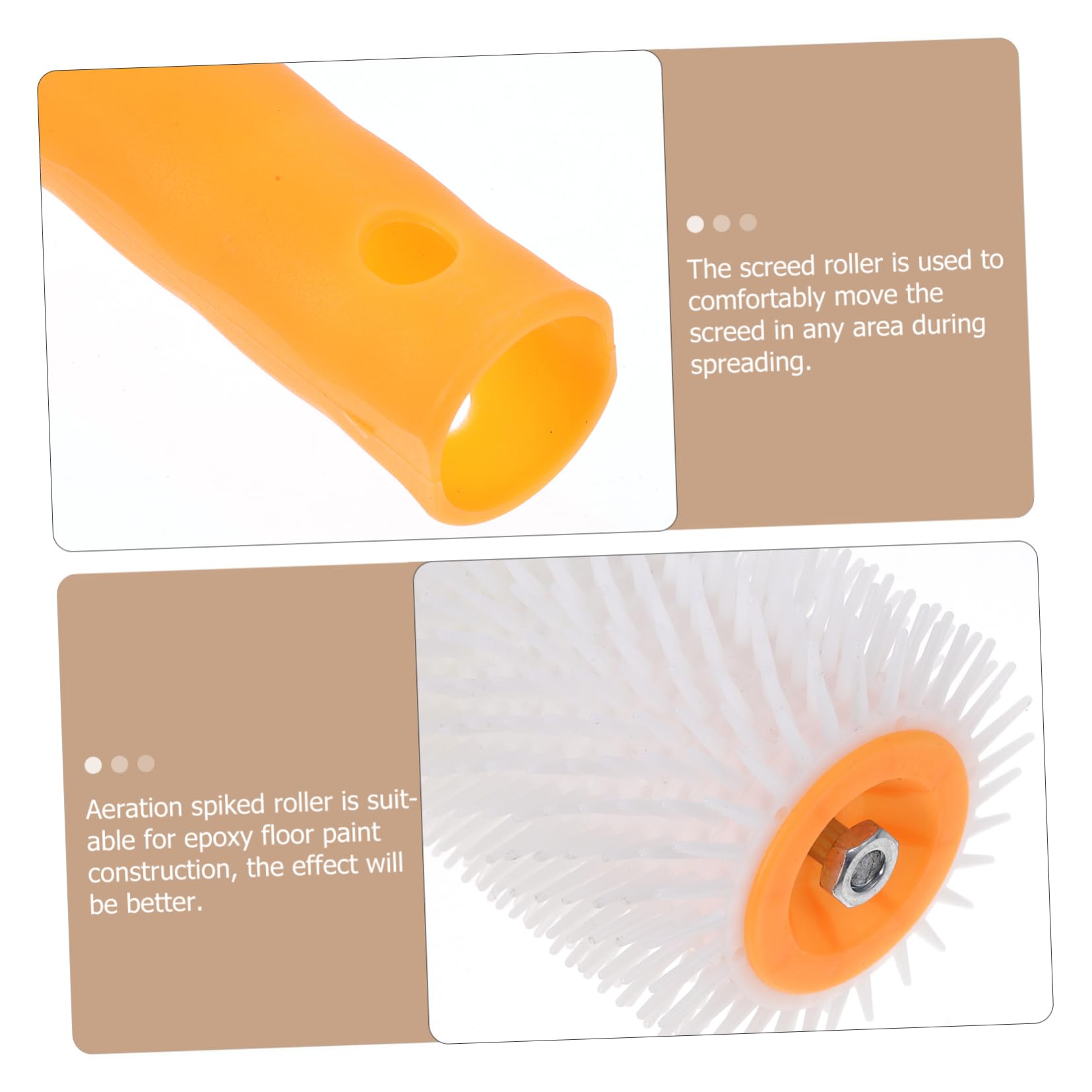 Rodillo de Púas para Regla Autonivelante y Ideal para Fácil de Usar y Limpiar Herramienta para y Bricolaje Color aleatorio