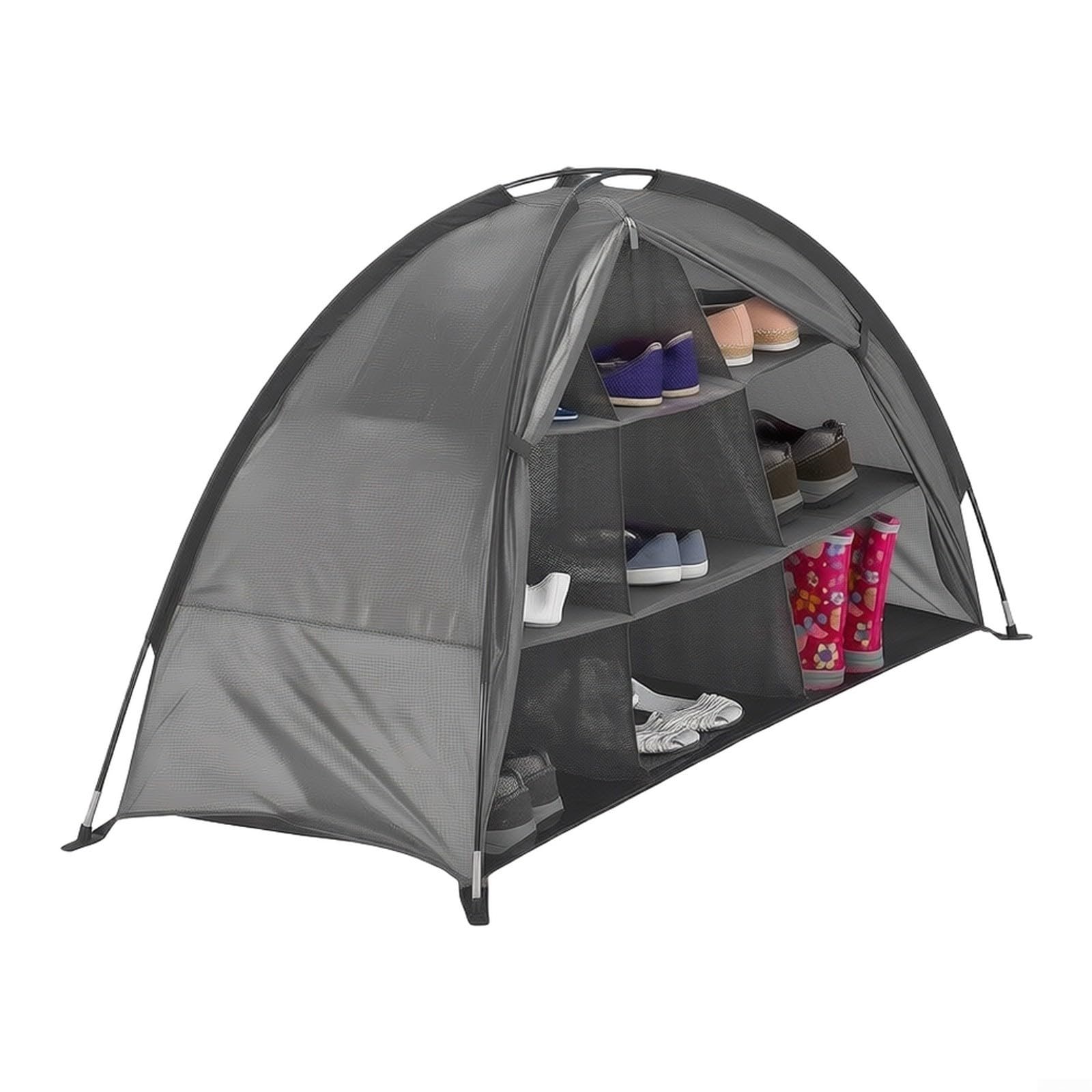 Armadio Portatile per campeggio 9 Scaffali Oxford Armadio Portatile