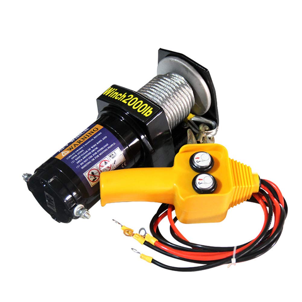 Buy Electric Cable ATV/UTV Winch 12V/24V Motor Cable Boat Portable Winch Cable With Wireless