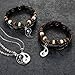 JewelryWe Collares y Pulseras para Parejas, Collar de Pulsera con diseño de...