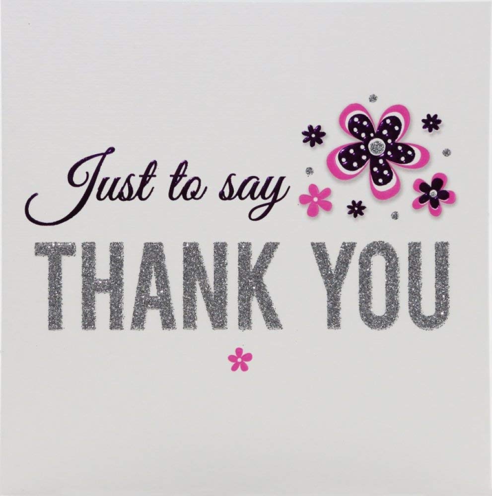 Buy Thank You Card Thank You 138 Mm Sq Inches ZIZI Cards Online At 
