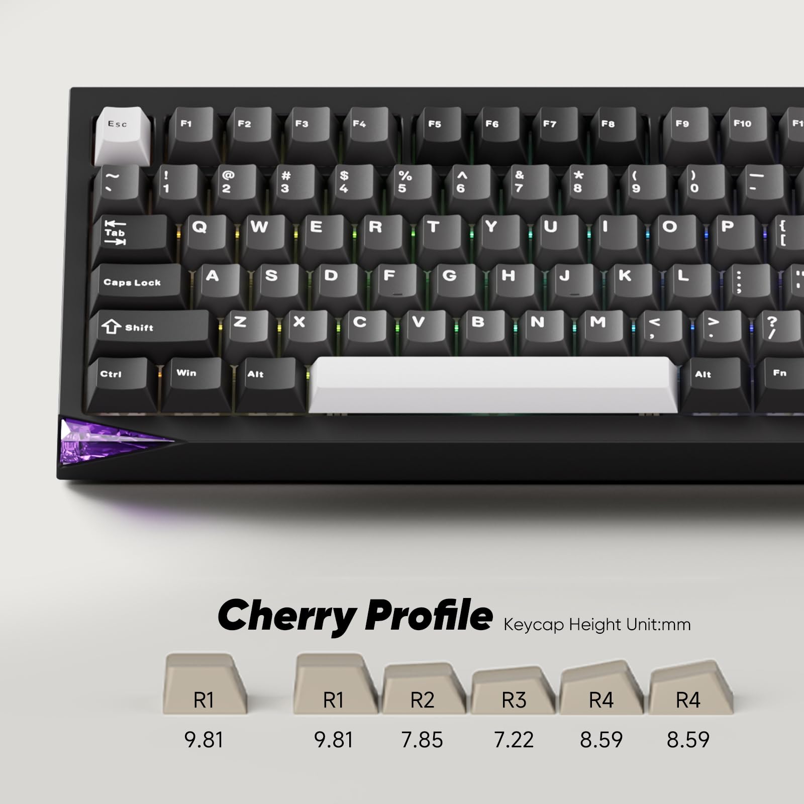 Amazon.com: Akko Mineral 01 QMK/VIA Aluminum Mechanical Keyboard