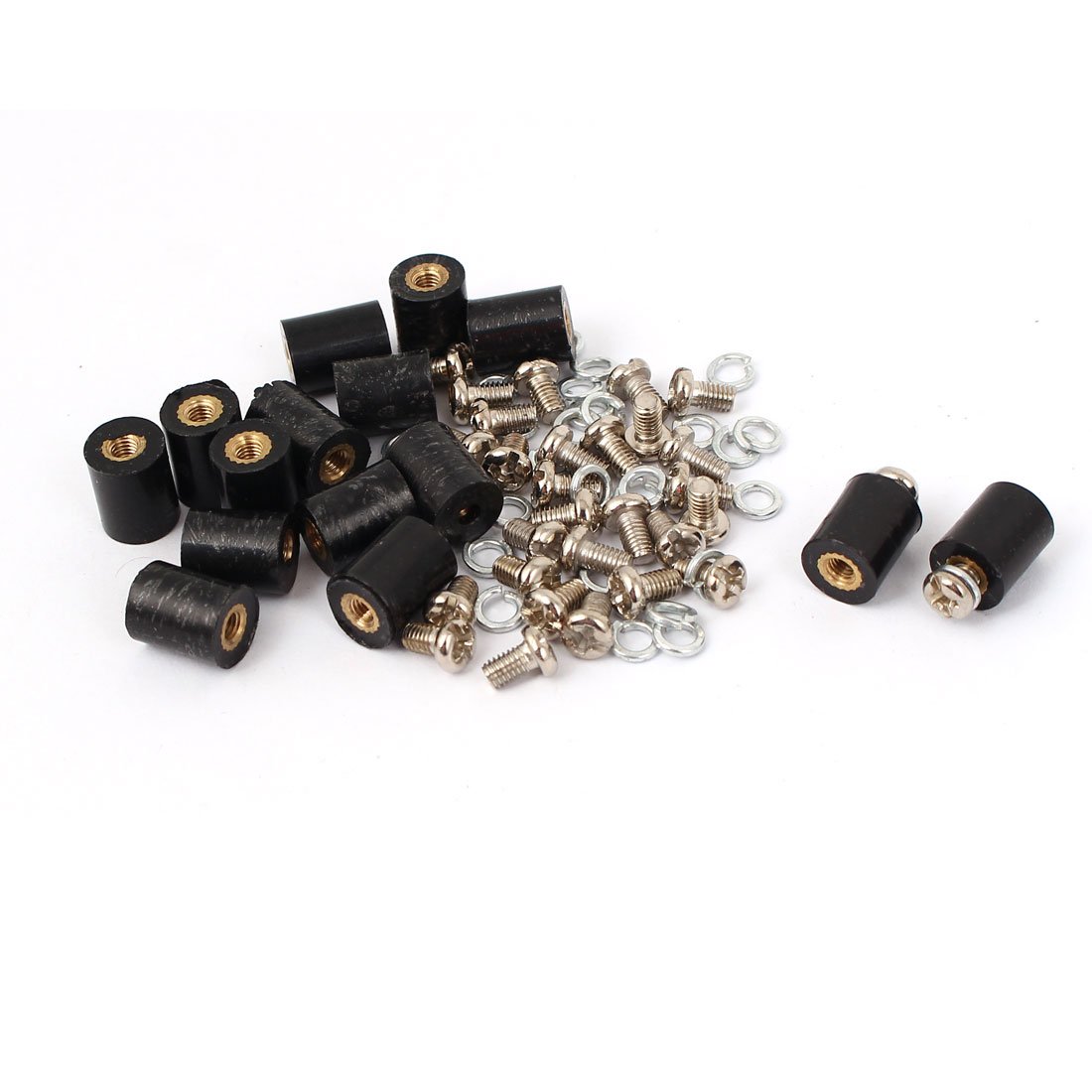 Aexit 15 Pcs Spacers & Standoffs M3 Brass Insert Thread 8x10mm