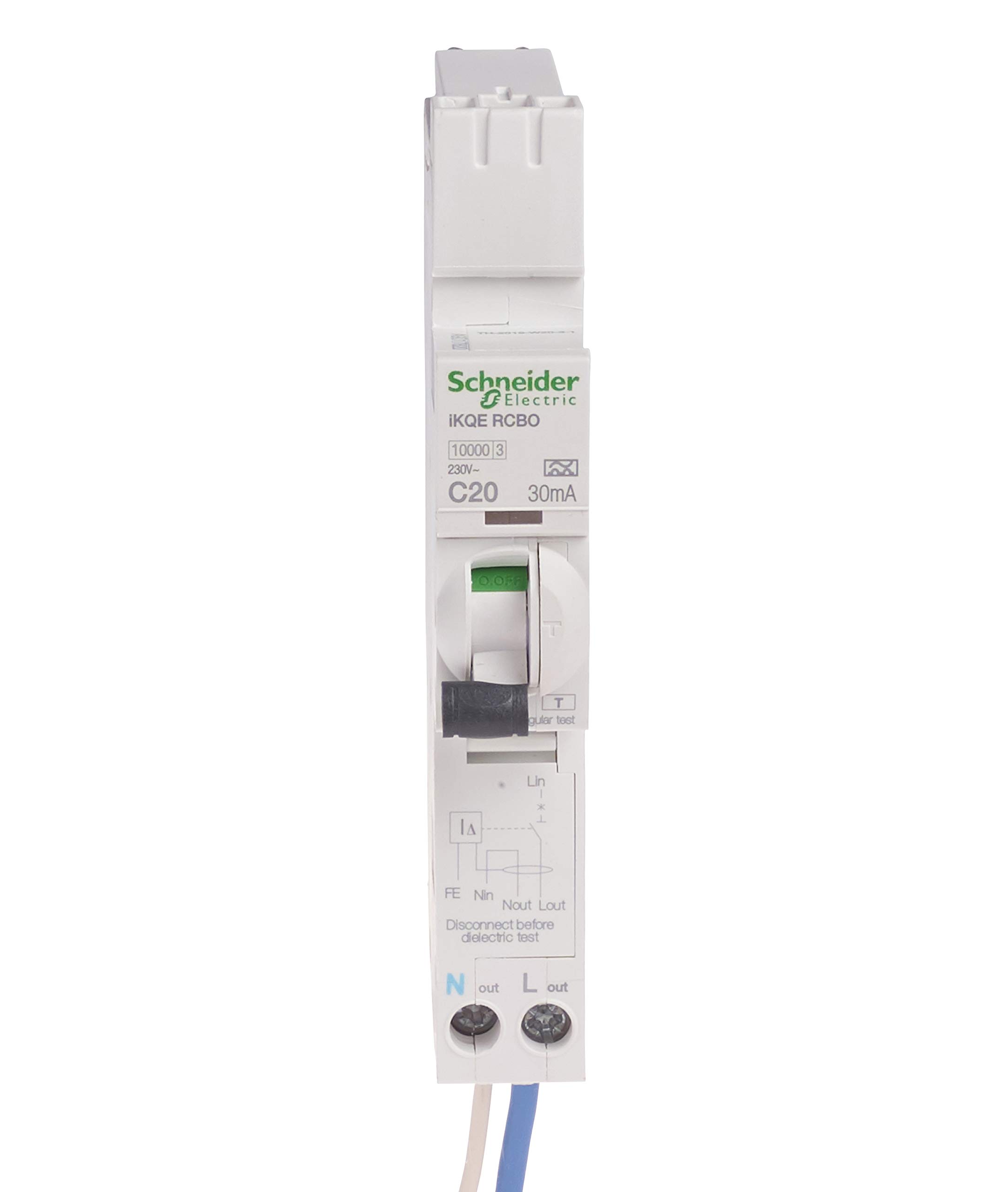 iKQE RCBO 1PPNs 20A C 30mA A-type