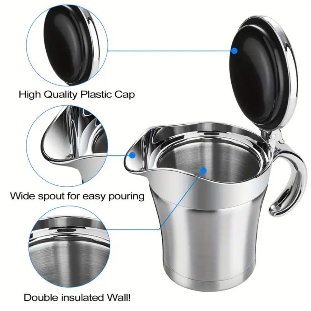 Saucière,Zliger 3PCS Saucière En Acier Inoxydable Condiments Sauce En Forme De Bateau Acier Inoxydable Argent Pour Jus De Fruits, Sauce, Rôtir De Sauce