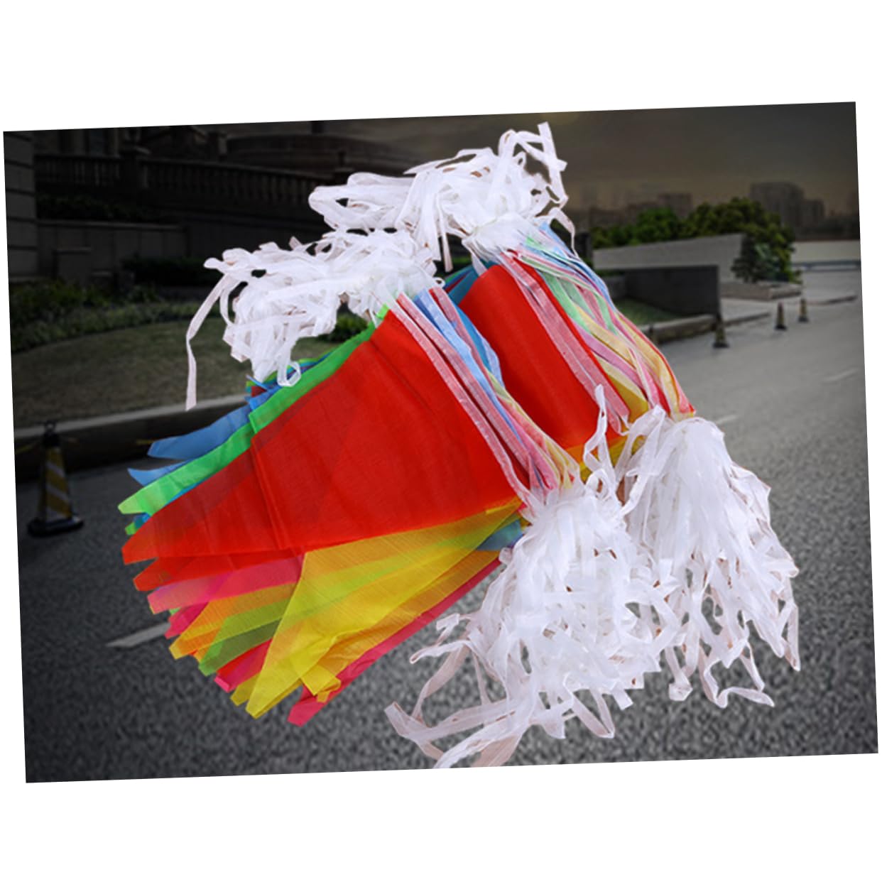 TOYANDONA 2 Set Da 40 M Di Striscioni Da Circo Di Carnevale Con Ciondolo A Forma Di Bandiera Per Decorazioni Di Feste Di Compleanno 4 Confezioni Da 2 Pezzi.