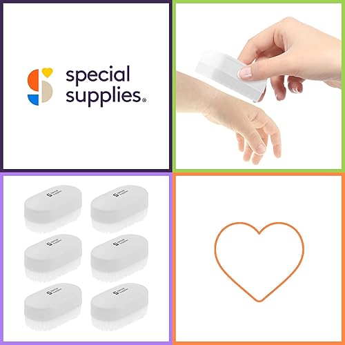 Vista 14 de Special Supplies Cepillo de terapia sensorial para cepillado ocupacional y sensorial, herramientas estimulantes y calmantes para niños y adultos