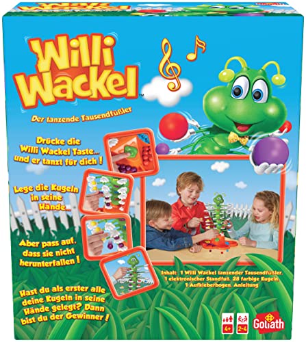 Goliath - Willi Wackel, Brettspiele ab 4 Jahren, Gesellschaftsspiele für 2 bis 4 Kinder, Kinderspiel und Geschenk für Junge und Mädchen, Spielzeug Geschenkideen, grün – Bild 5