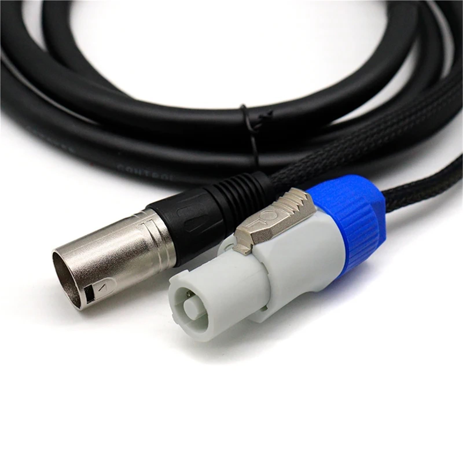 Elastyczny kabel Combo XLR 3 x 1,5 mm² (1 m, 2 m, 3 m, 5 m) do reflektorów scenicznych (2 metry)